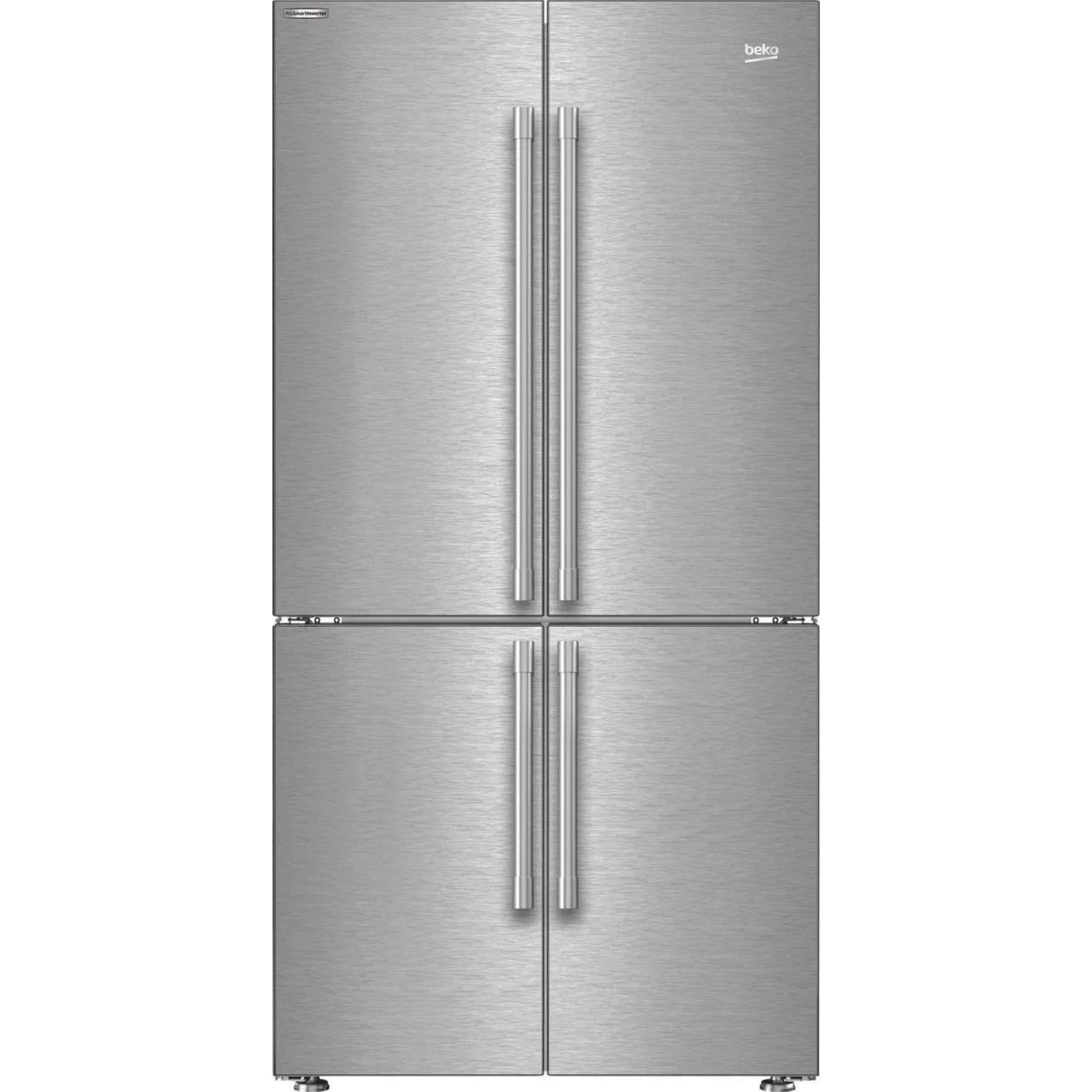 36&quot; French Four-Door Stainless Steel Refrigerator with auto Ice Maker, Water Dispenser - Decohub Home