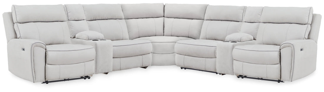 Juego de sala reclinable eléctrico Social Pointe