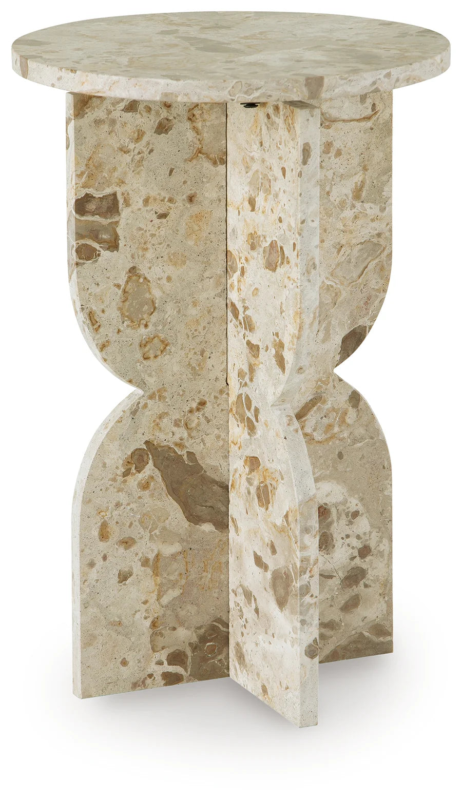 Treygan Beige Accent Table