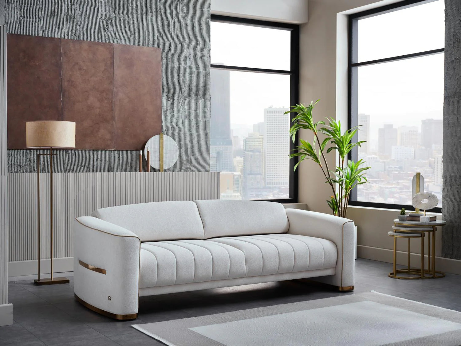 Veronica 94&quot; Wide Convertible Living Room Set
