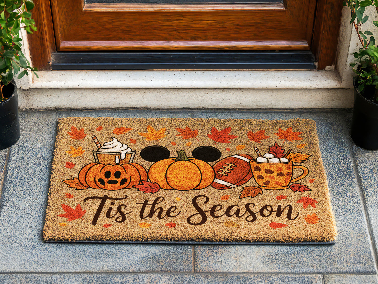 Tis the Season Fall Doormat