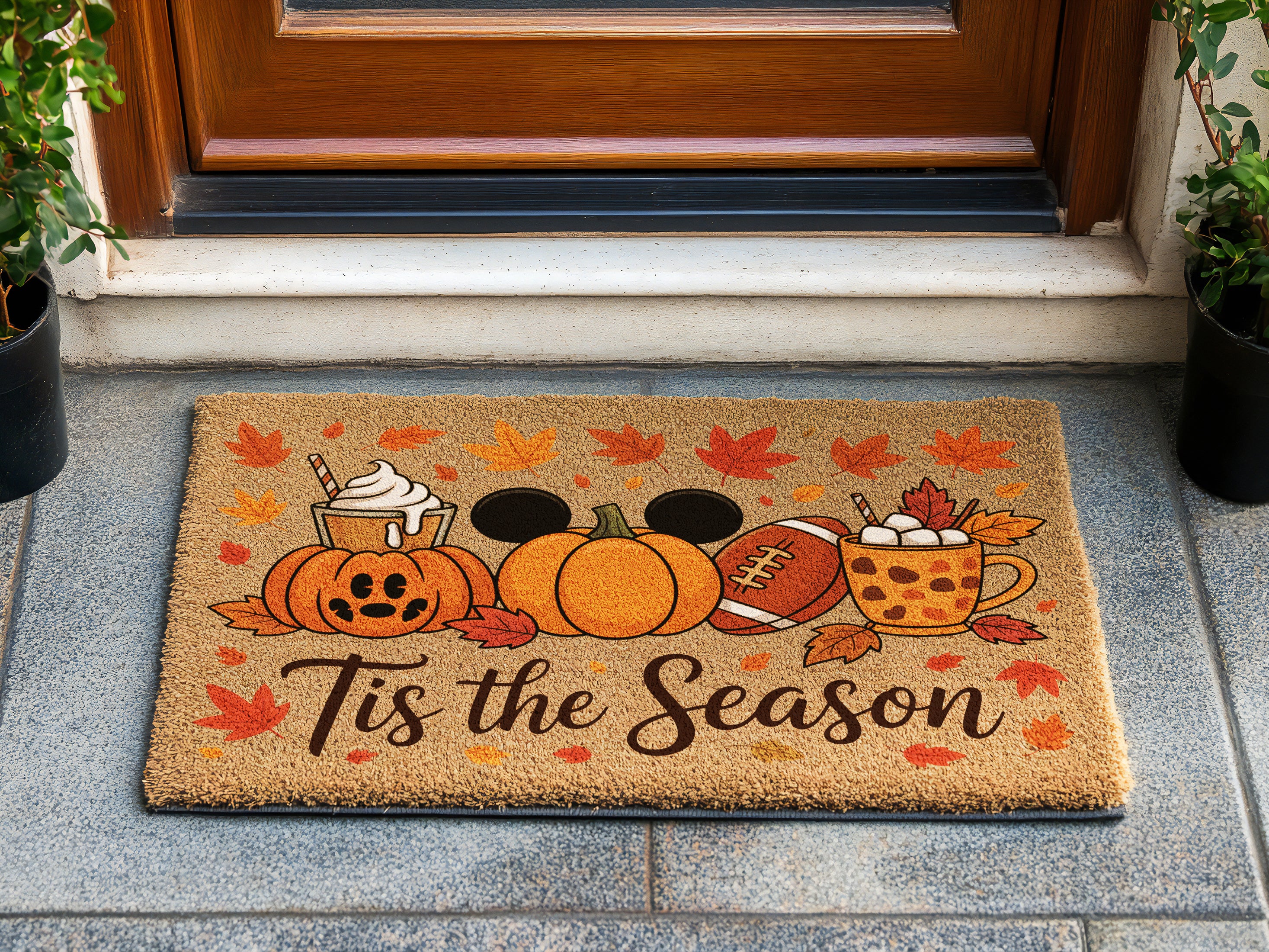 Tis the Season Fall Doormat