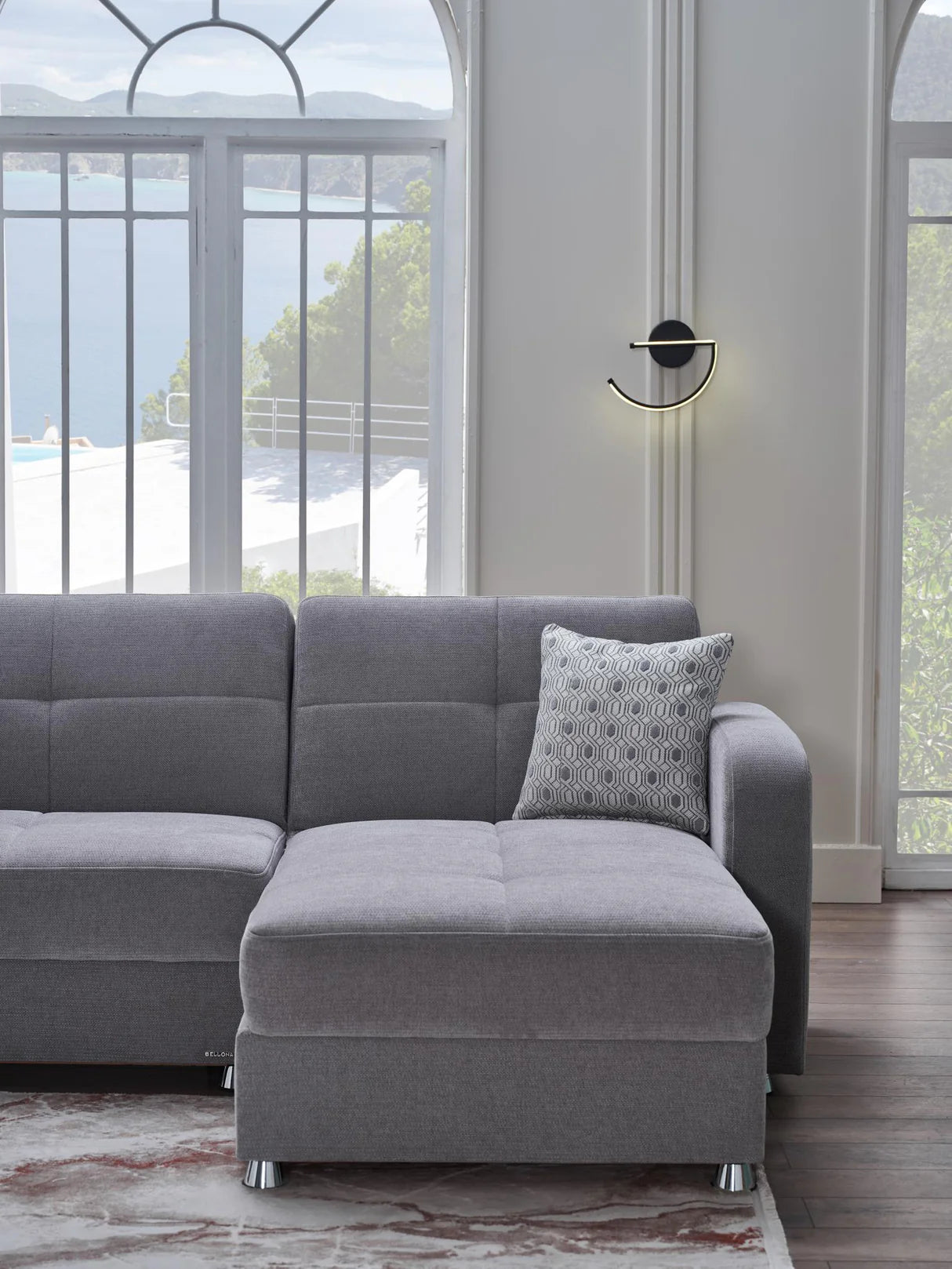 Vision Kooopsi Gray Living Room Set
