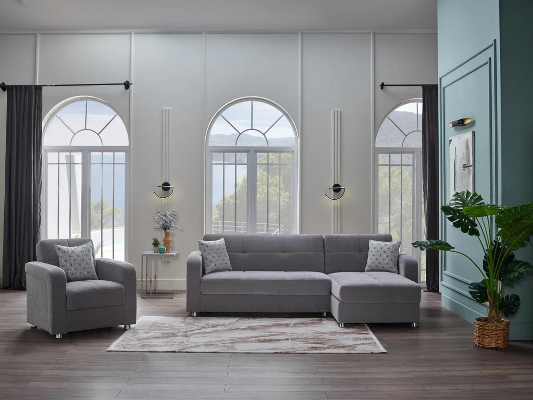 Vision Kooopsi Gray Living Room Set