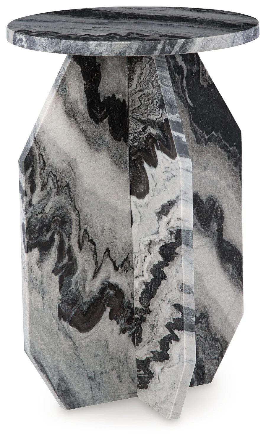 Wrenlane Black/White Accent Table