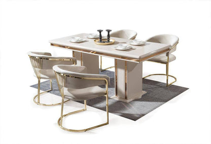 Zelall Luxury Dining Table - Decohub Home