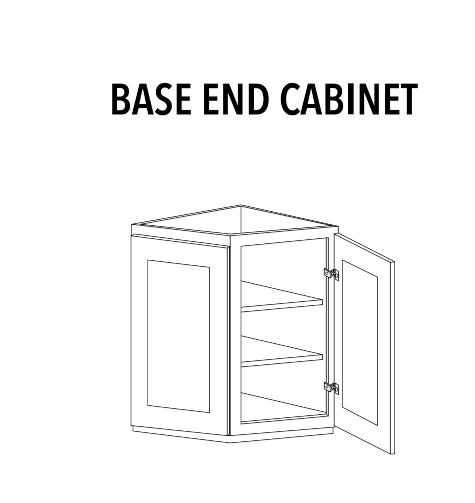Base End Cabinet — product illustration