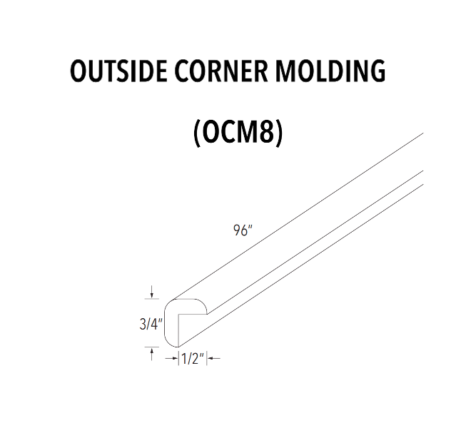 Outside Corner Molding — product illustration