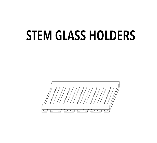 Stem Glass Holders — product illustration