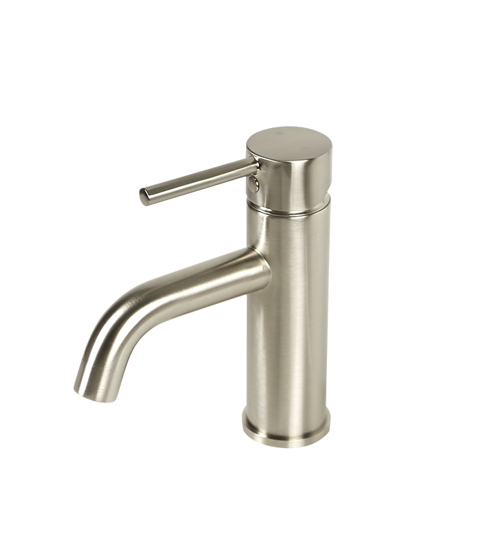Single Hole Bathroom Faucet in Brushed Nickel