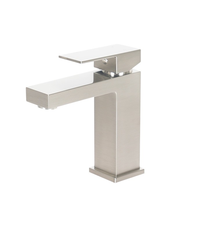 Single Hole Bathroom Faucet in Brushed Nickel