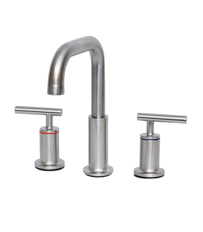 Widespread Bathroom Faucet in Brushed Nickel