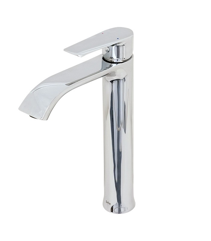 Single Hole Vessel Bathroom Faucet in Chrome