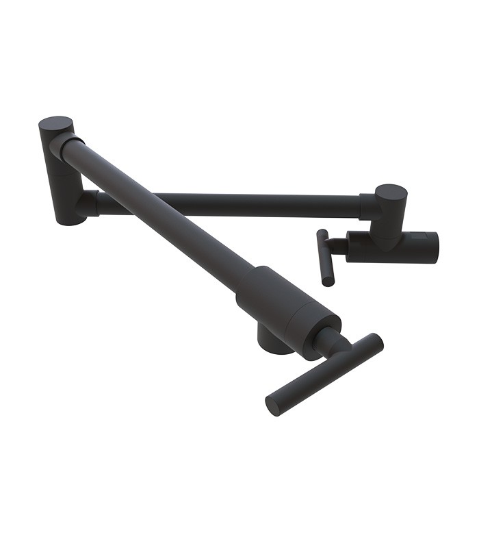 Pot Filler Folding Kitchen Faucet Matte Black