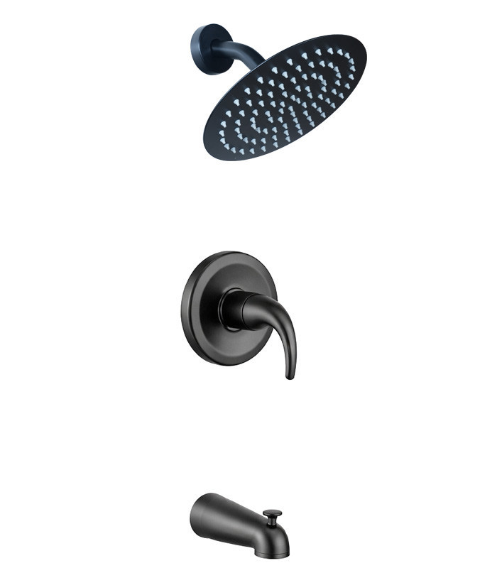Tub & Shower Faucet in Matte black