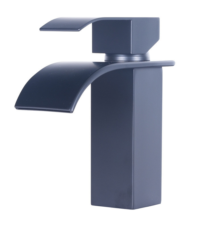 Single Hole Bathroom Faucet in Black