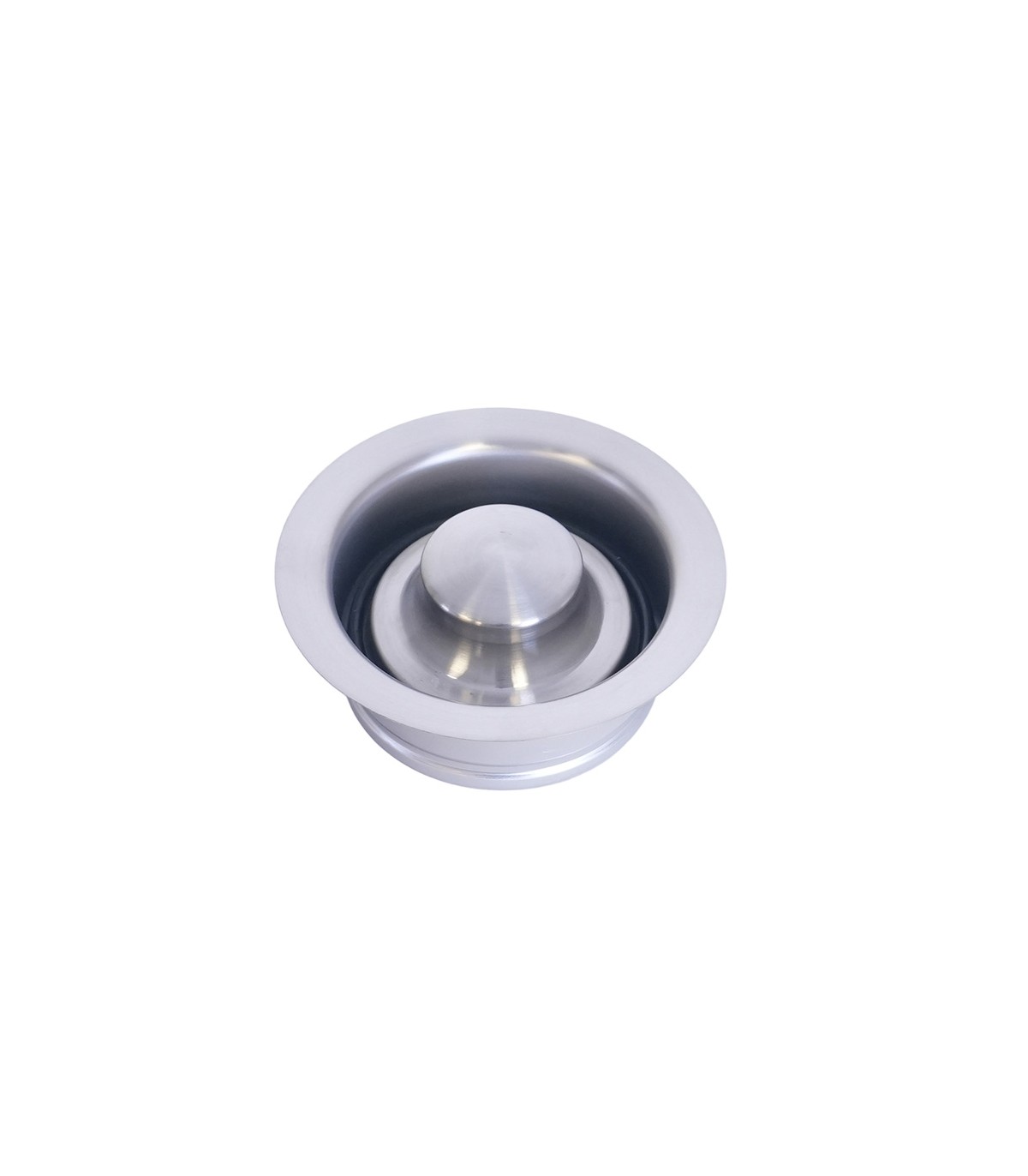 5 in Garbage Disposal Flange & Stopper — Brushed Nickel shown