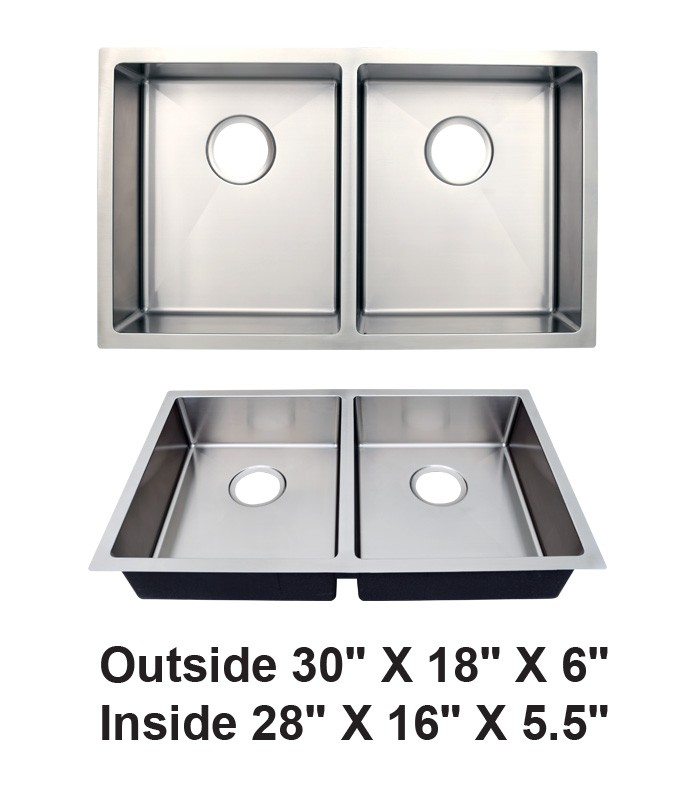 Undermount Single Bowl Stainless Steel ADA Sink