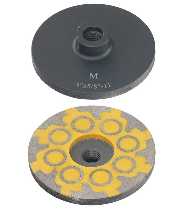 4-Inch Resin-Filled Cup Wheel — Medium