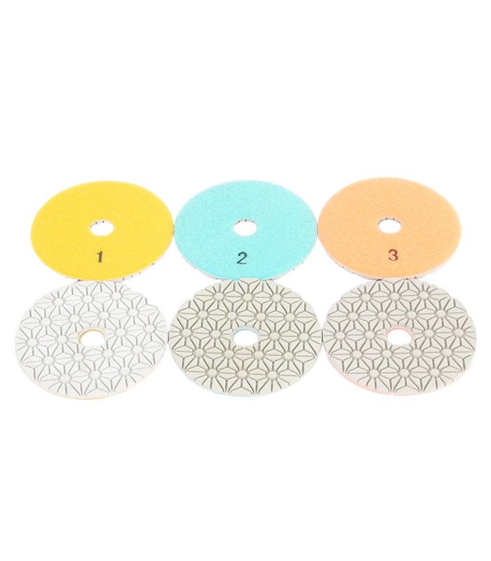 4-Inch Three-Step Polishing Pads