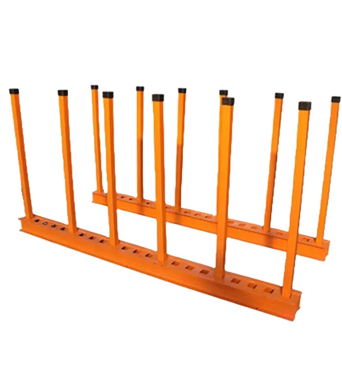 Adjustable Metallic Slab Rack with 12 Poles