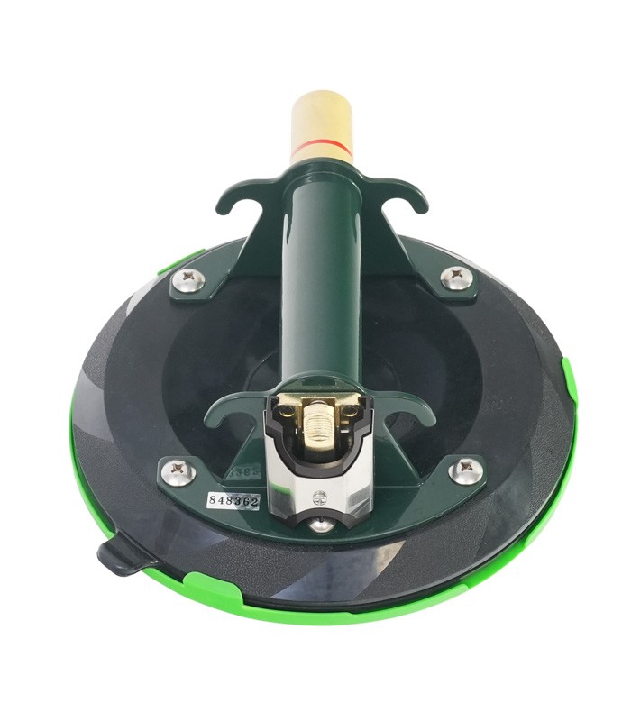 8-Inch Vacuum Suction Cup — Green Handle