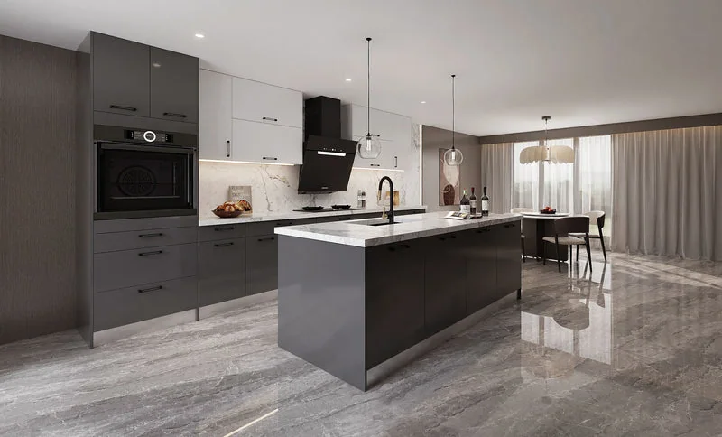 G4 Kitchen Collection, Glossy Grey