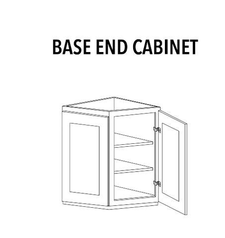 Base End Cabinet - product illustration