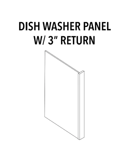 Dishwasher Panel with Return - product illustration