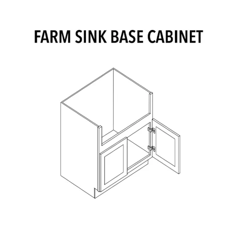 Farm Sink Base Cabinet - product illustration