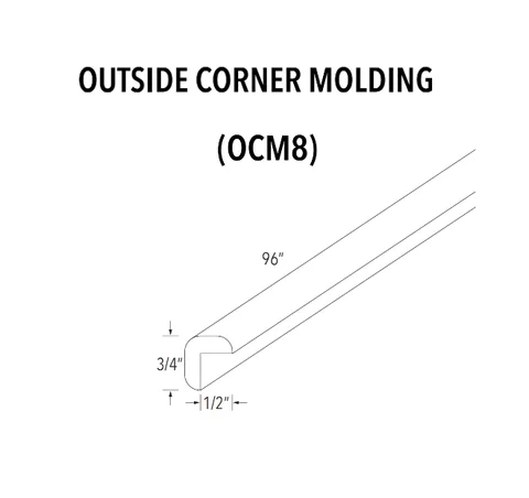 Outside Corner Molding - product illustration