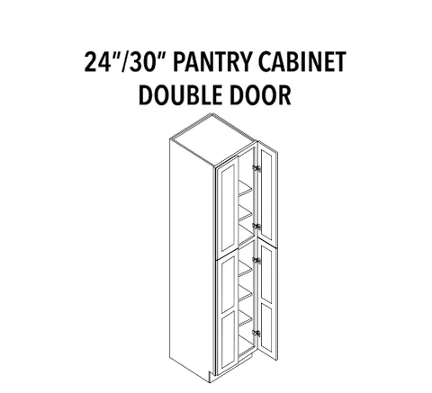 24–30 in Pantry Cabinet - Double Door - product illustration
