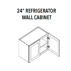 24 in Refrigerator Wall Cabinet - product illustration