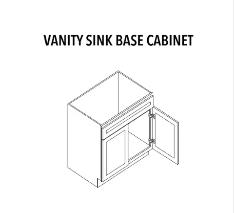 Vanity Sink Base - product illustration