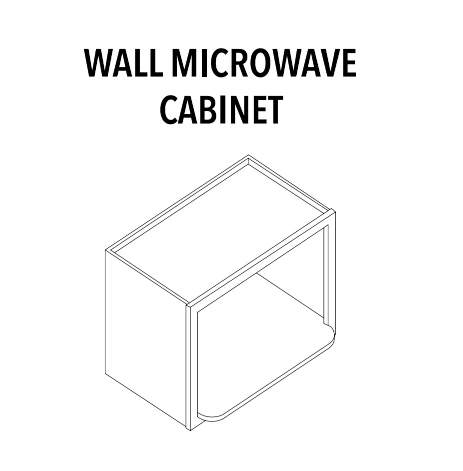 Wall Microwave Cabinet - product illustration