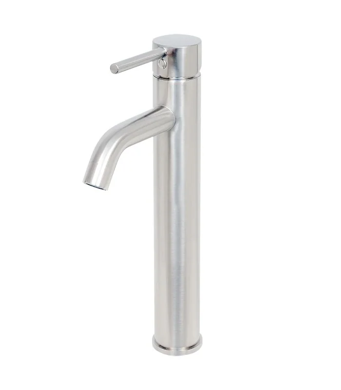 Single Hole Vessel Bathroom Faucet in Brushed Nickel
