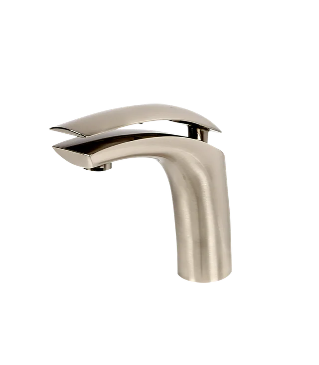 Single Hole Bathroom Faucet in Brushed Nickel