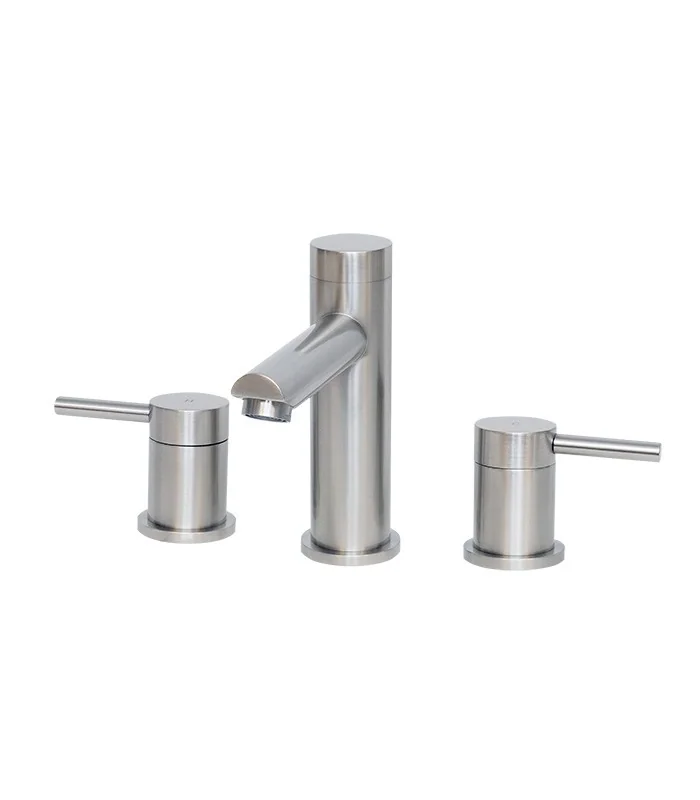 Widespread Bathroom Faucet with Pop-up Drain in Brushed Nickel