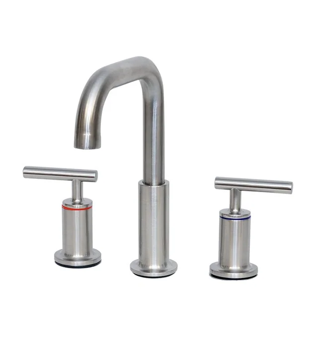Widespread Bathroom Faucet in Brushed Nickel