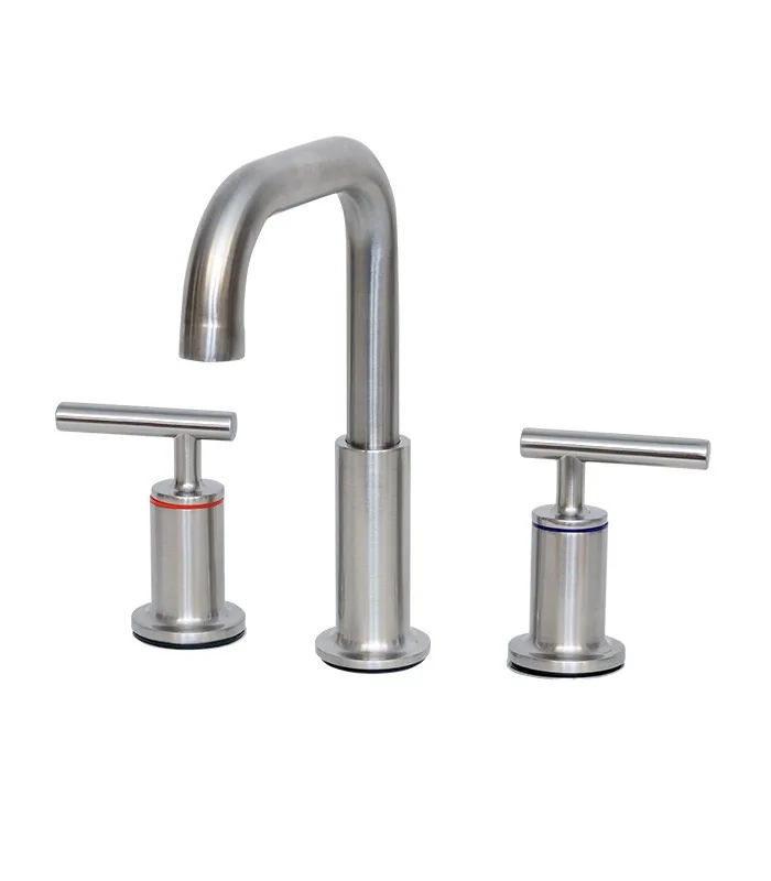 Widespread Bathroom Faucet in Brushed Nickel