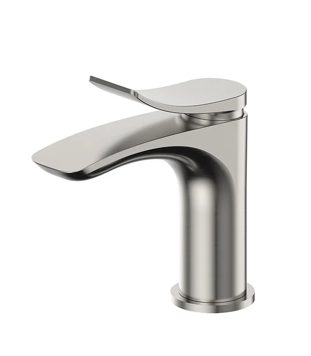 Bathroom Single Hole Faucet in Brushed Nickel