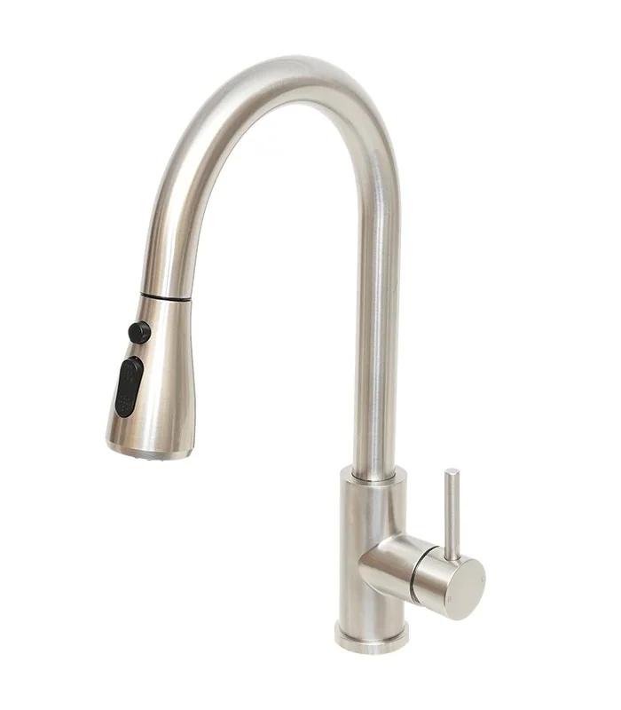 Pull Down Kitchen Faucet in Brushed Nickel