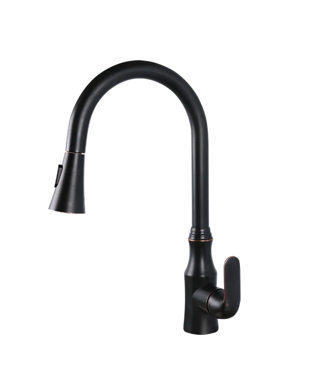 Pull Down Kitchen Faucet in Oil Rubbed Bronze