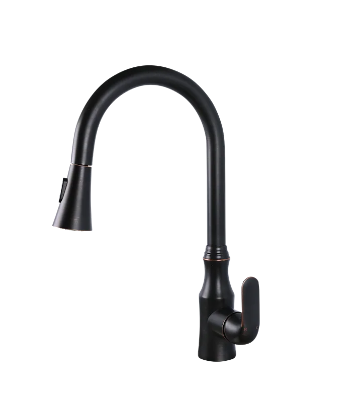 Pull Down Kitchen Faucet in Oil Rubbed Bronze