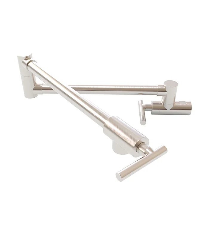 Pot Filler Folding Kitchen Faucet Brushed Nickel