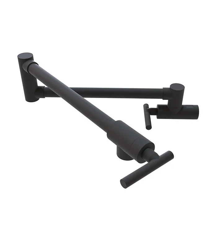 Pot Filler Folding Kitchen Faucet Matte Black