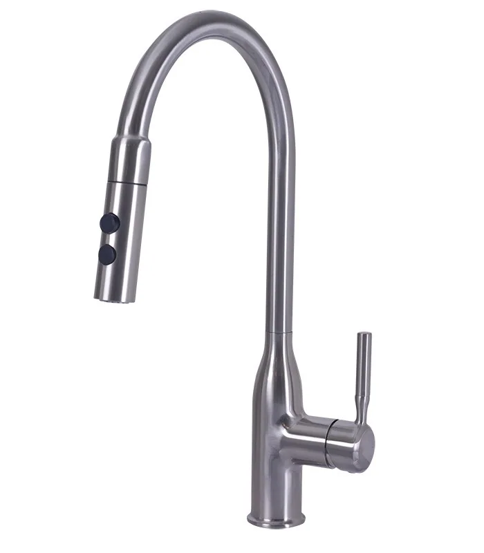 Pull Down Kitchen Faucet in Brushed Nickel