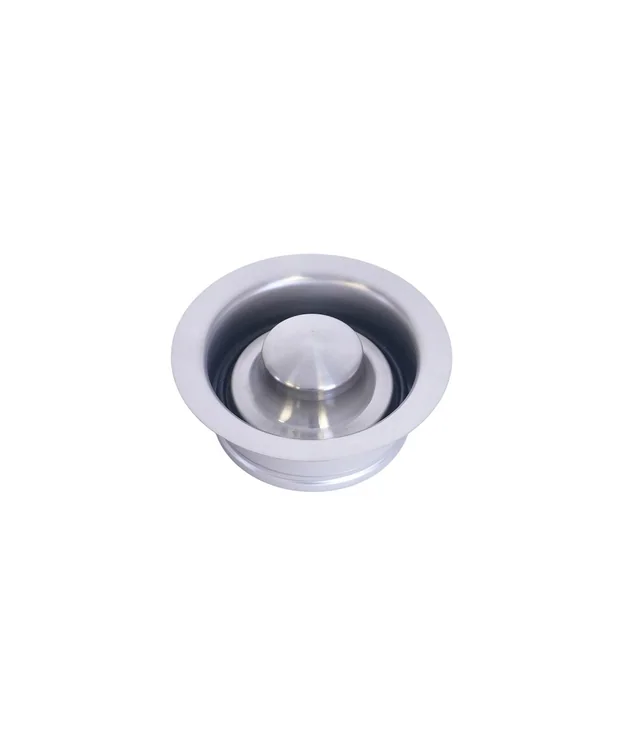 5 in Garbage Disposal Flange & Stopper - Brushed Nickel shown