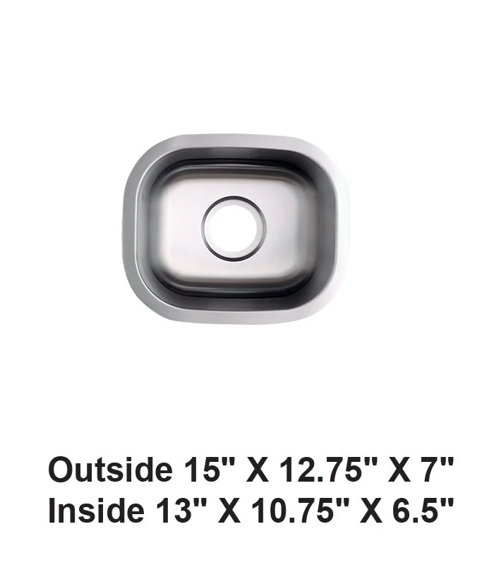 Undermount Single Bowl Stainless Steel Sink