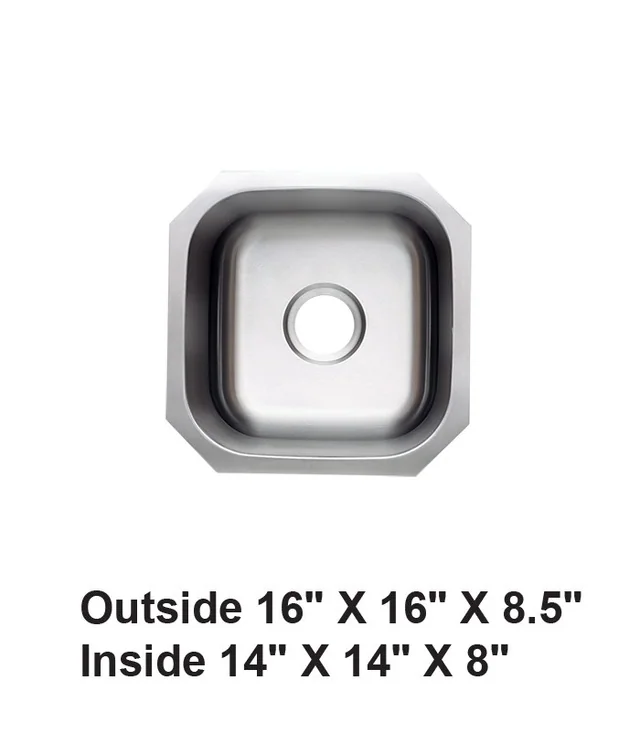 Undermount Single Bowl Stainless Steel Sink